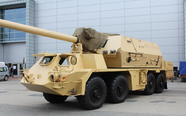 东欧小国研制的新型155毫米卡车炮单价到达800多万美元一门