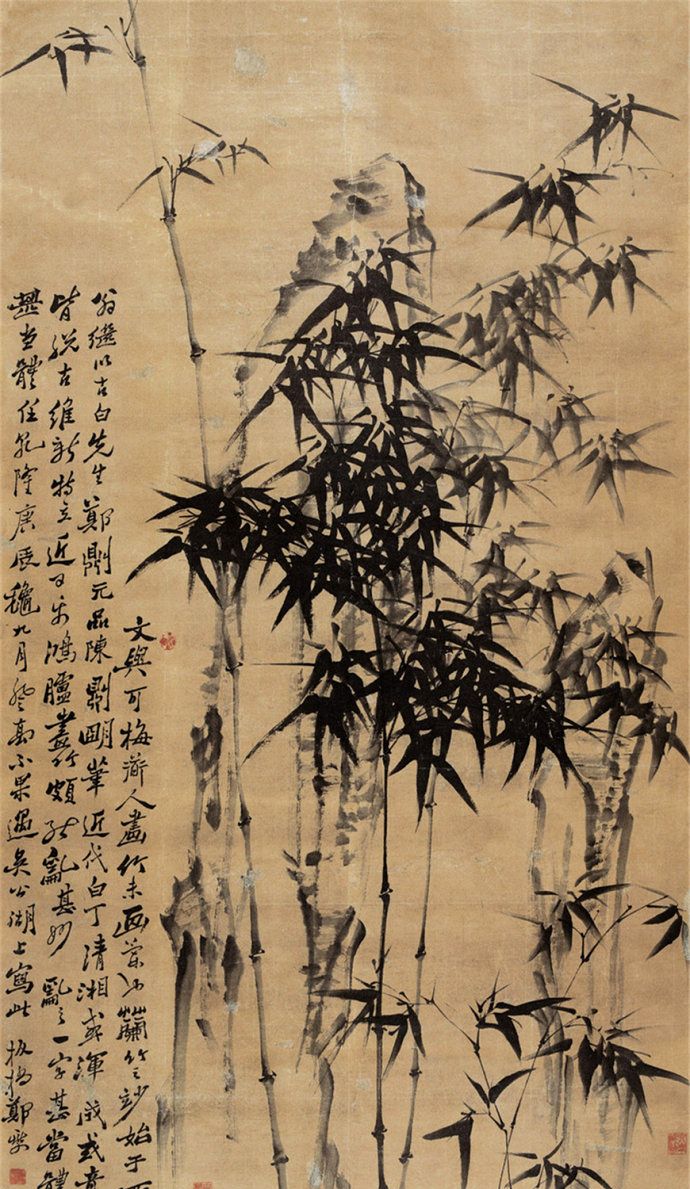 清代扬州八怪之一郑板桥画兰竹作品欣赏