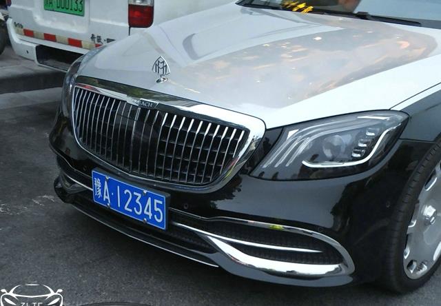 河南郑州"斗地主"车牌,迈巴赫的最小,最后一个6a级