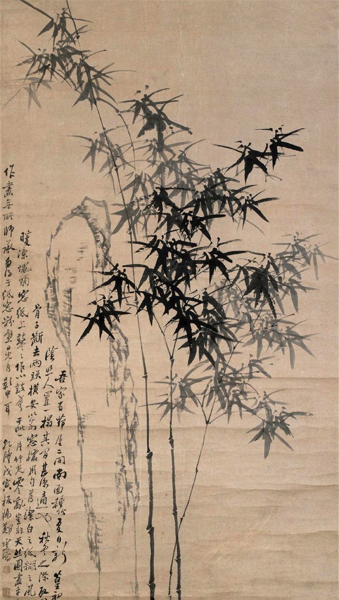 清代扬州八怪之一郑板桥画兰竹作品欣赏