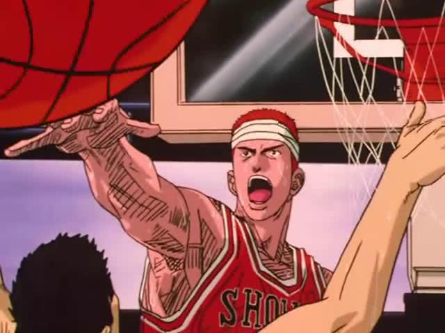 灌篮高手樱木花道最精彩的四场比赛一场比一场精彩