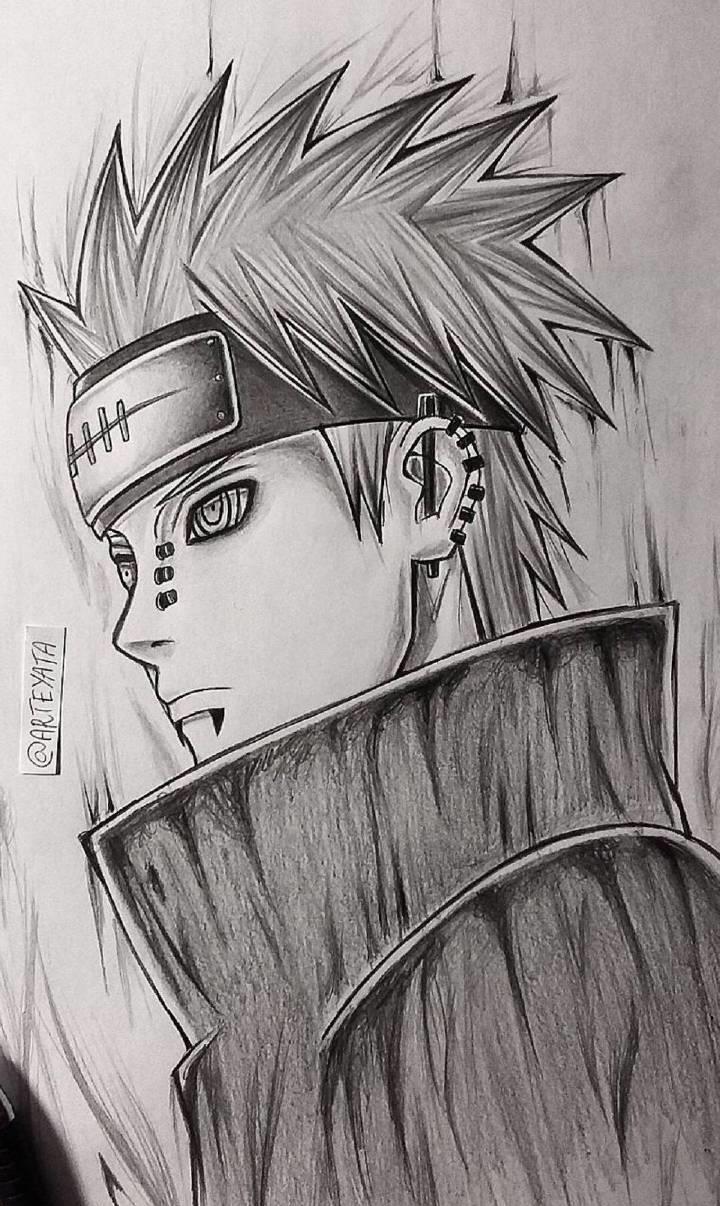 火影忍者:大神手绘的那些忍者们,鸣人和带土合体毫无违和感