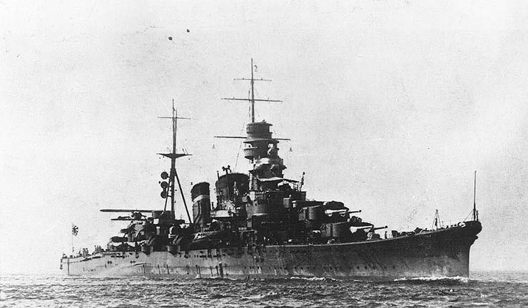 1926年旧日本海军第一型重巡洋舰——“古鹰”级重巡洋舰|所罗门群岛|重巡洋舰|海军_新浪新闻