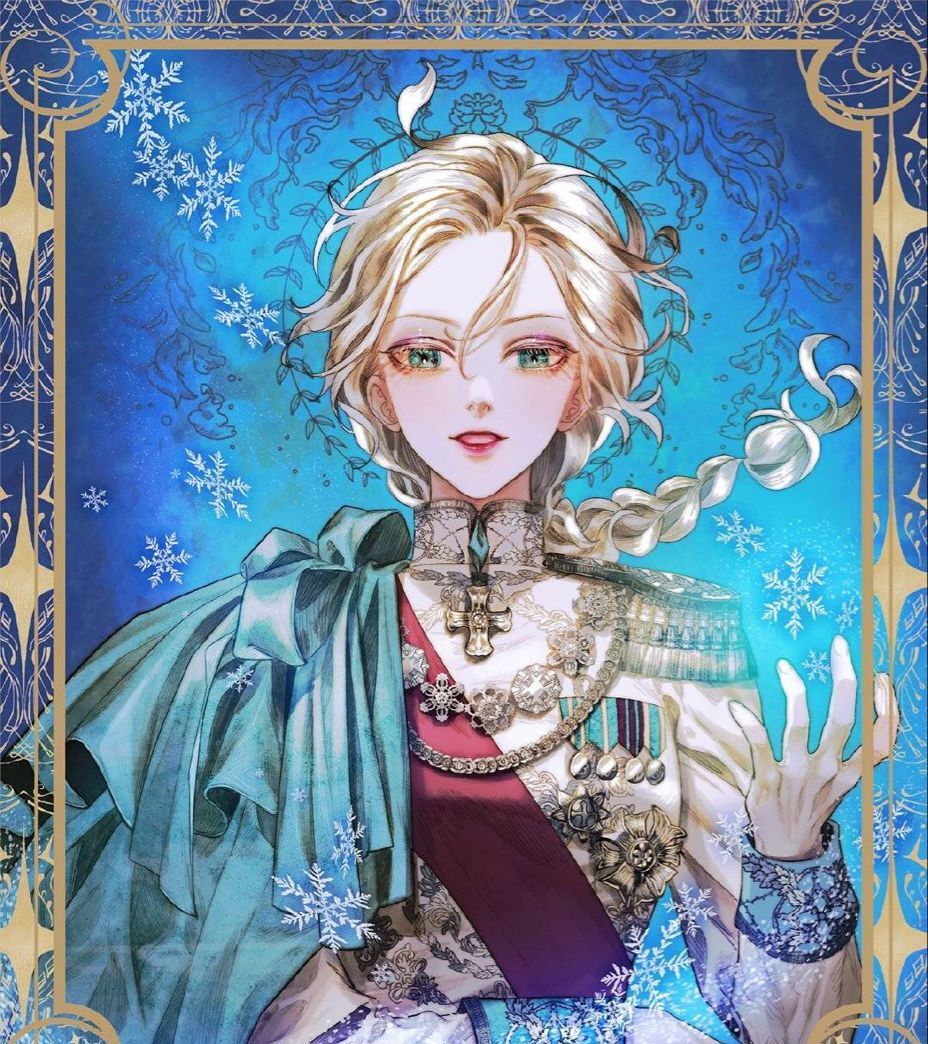 欧式人物插画,人物造型华贵精美,画面很有质感