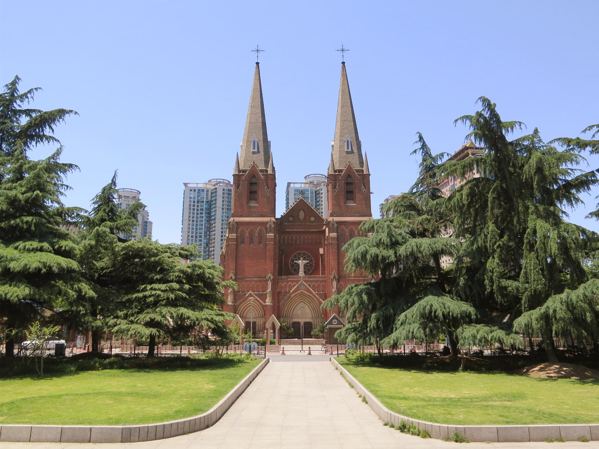 上海市徐家汇教堂图片
