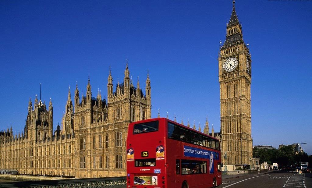 英国最有代表性的建筑伊丽莎白塔伦敦标志性建筑
