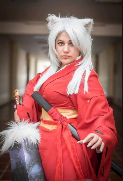 犬夜叉cos网友这个出肉装的阿离我今天透定了别和我抢