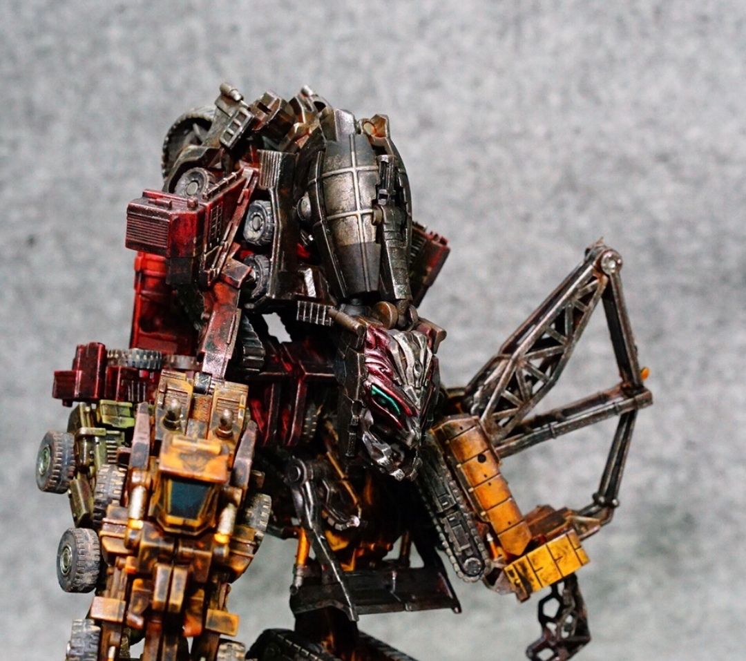 手办模型涂装变形金刚传奇级大力神重新涂装效果展示