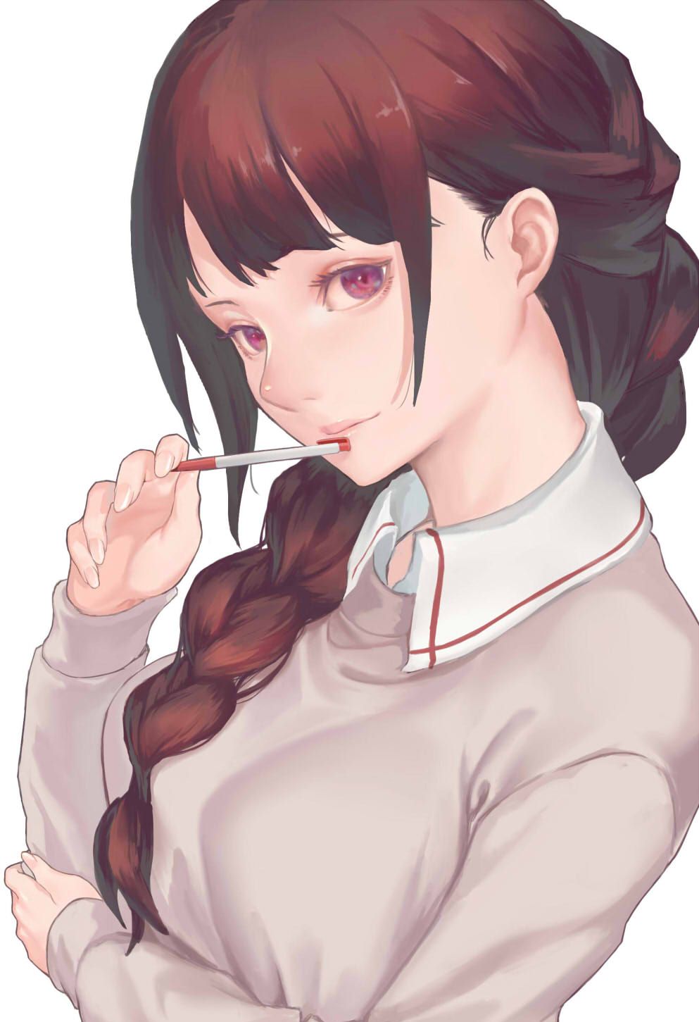 日本插画师画风相当美型的作品人物造型个个都是女神级别