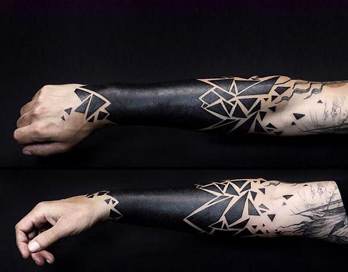 一圈的纹身一周的纹身三百六十度的纹身真好看腿环臂环环一周