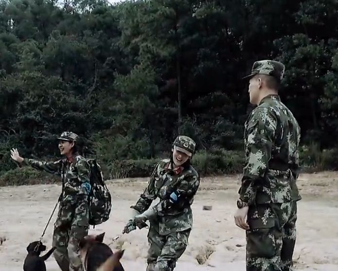 《奇兵神犬》何捷一直默默在张馨予身后合集,网友:藏不住的爱意