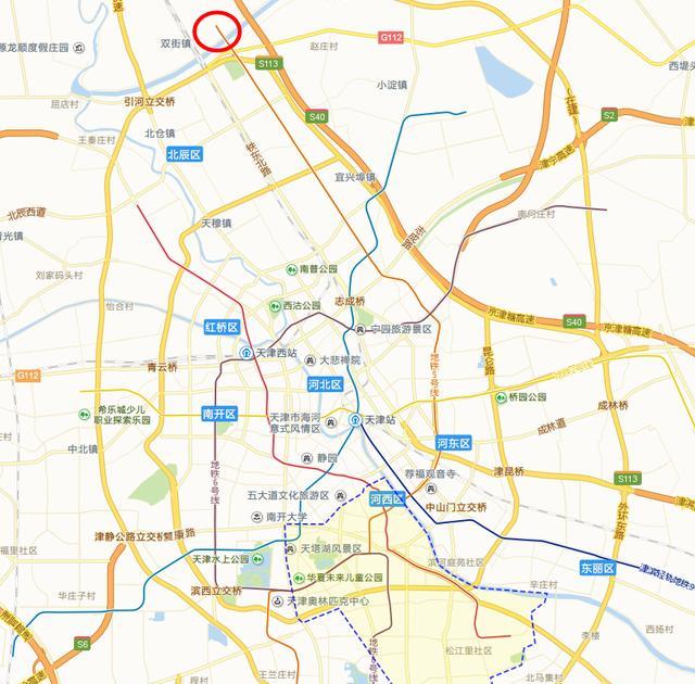 天津地铁5号线的特殊走向结合了半环线与骨干线的功能