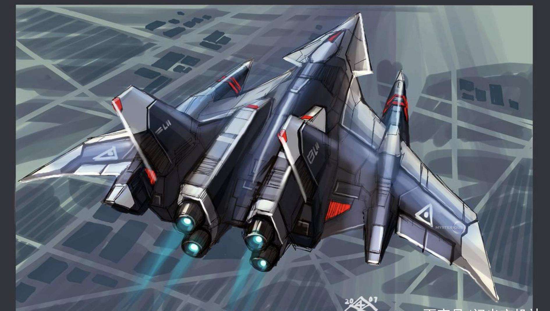 动漫创作欣赏原画太空故事中常用的科幻飞行器