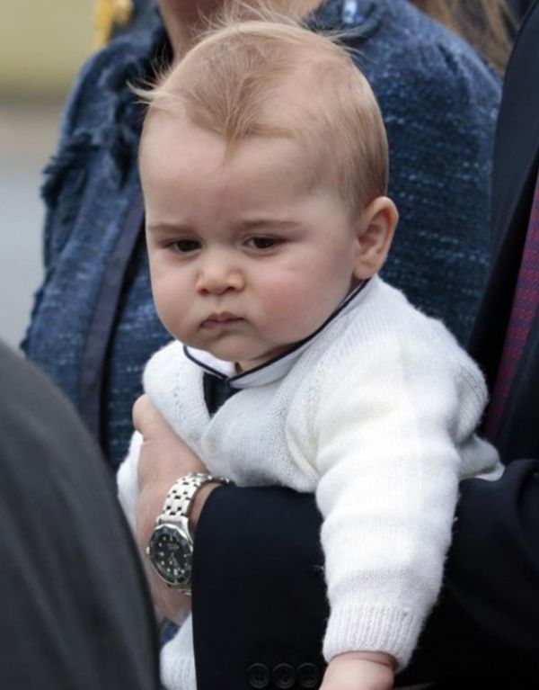 盘点乔治小王子表情包,张张让人忍俊不禁,真是萌化了