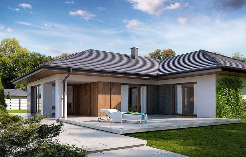 农村自建房别墅设计一层平房也能这么好看