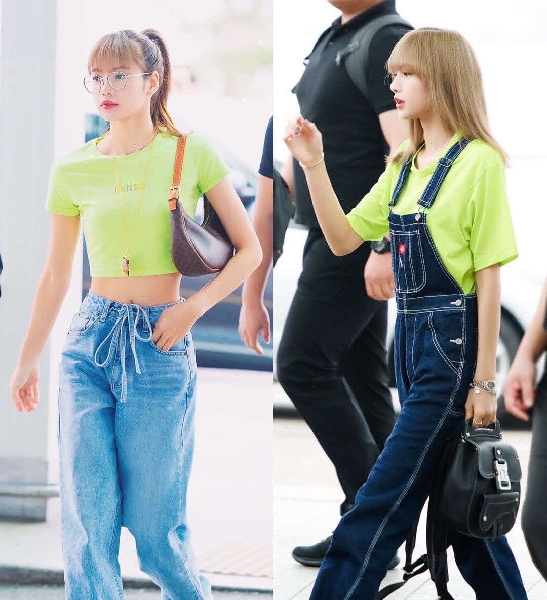 black pink泰籍成员"人间芭比"lisa 2019机场私服大盘点!