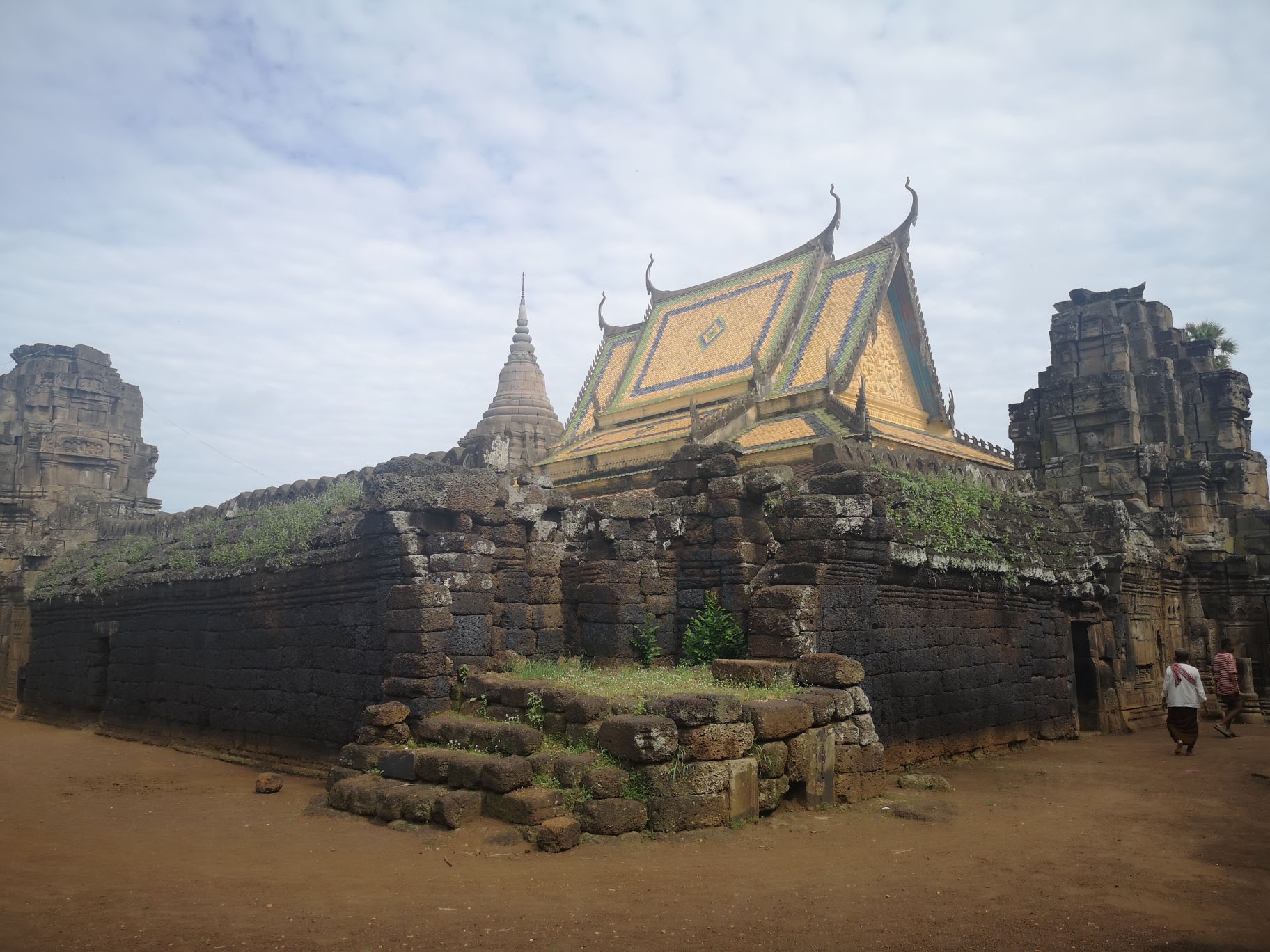 柬埔寨 磅湛 nokor寺庙