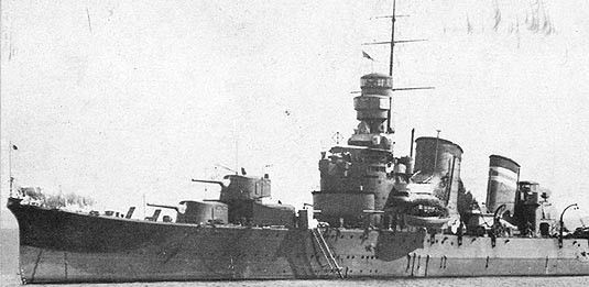 1926年旧日本海军第一型重巡洋舰——“古鹰”级重巡洋舰_新浪新闻