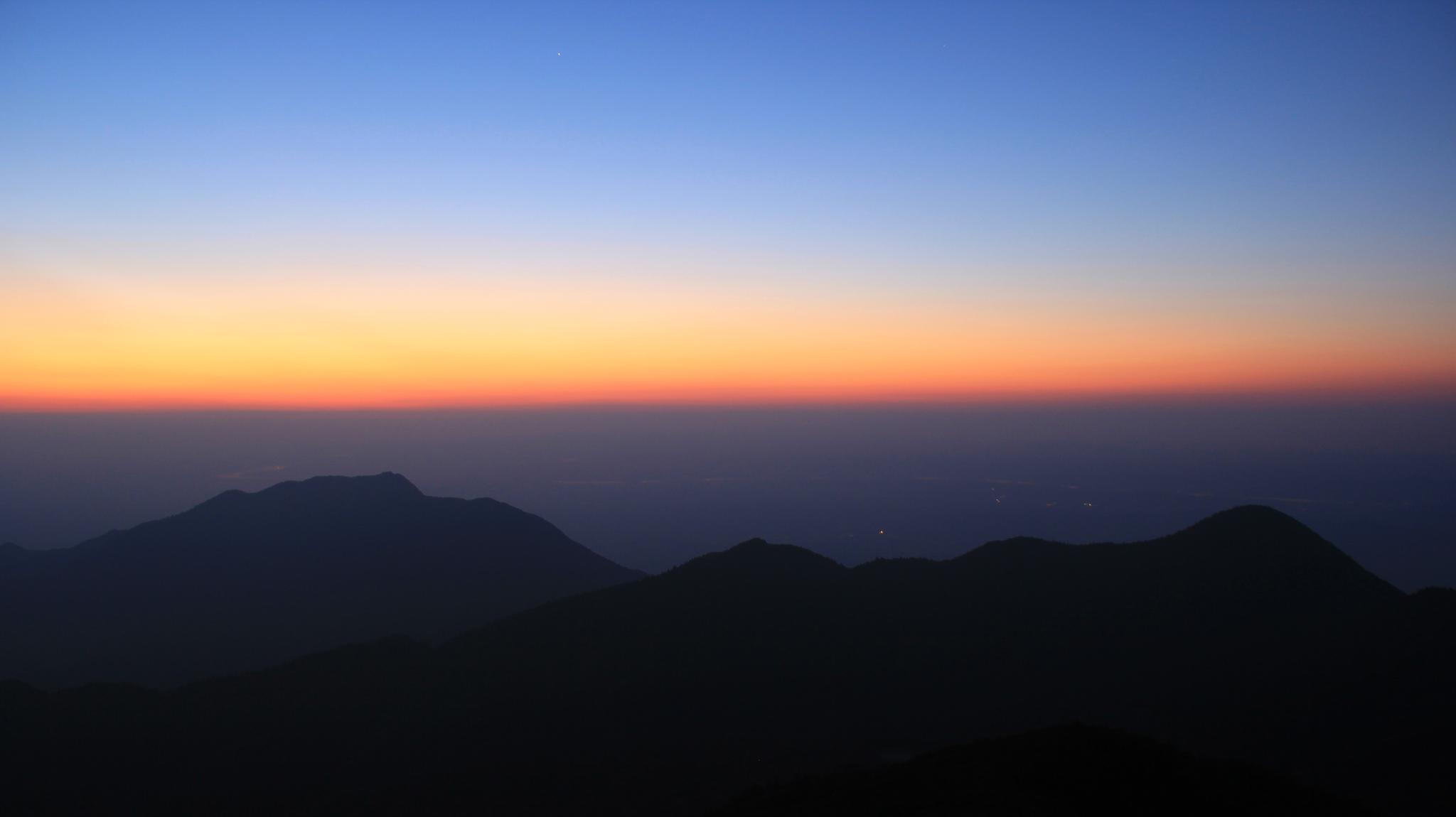南岳衡山的日出