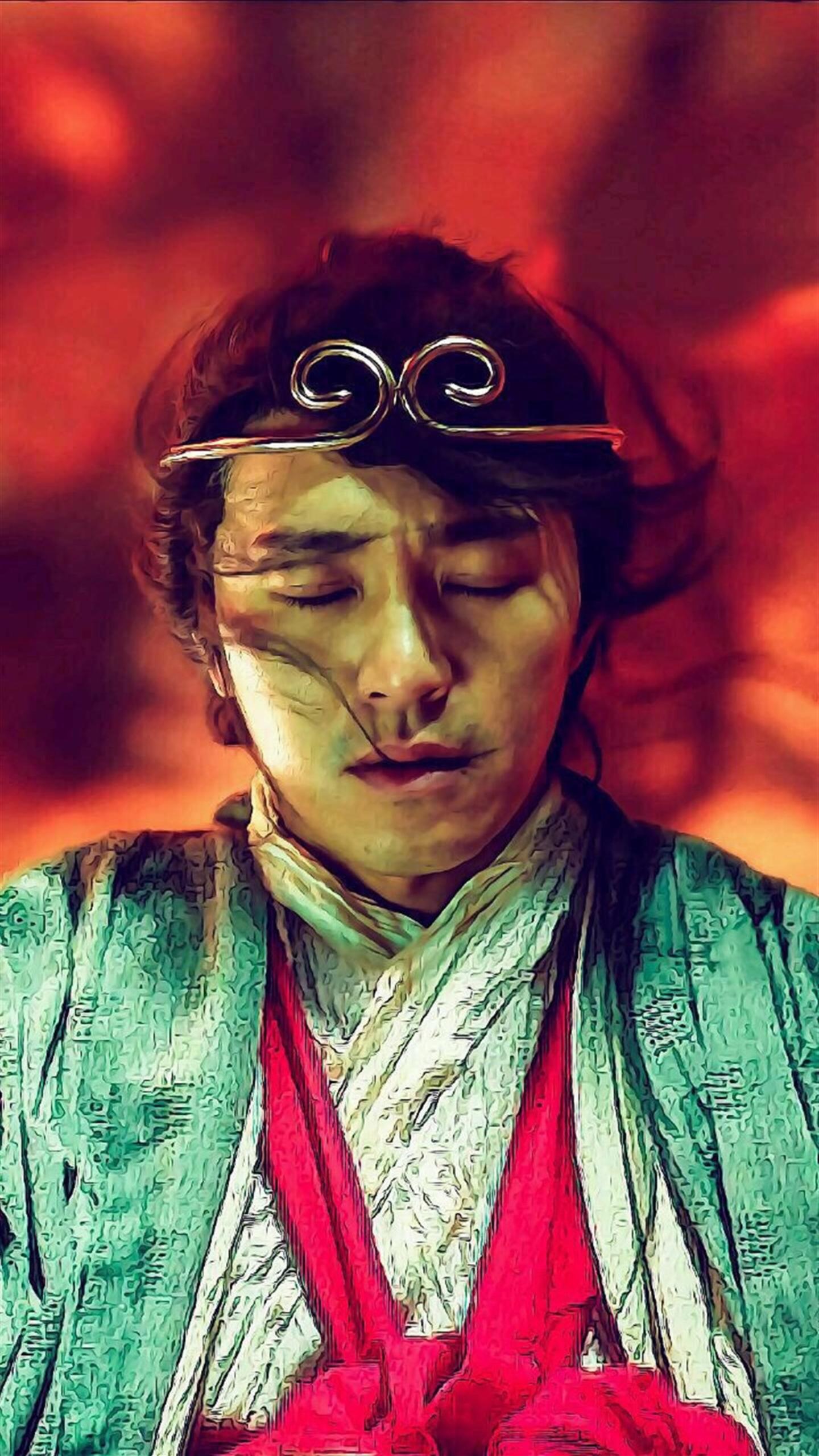 手机竖屏壁纸一组大话西游至尊宝和紫霞的壁纸