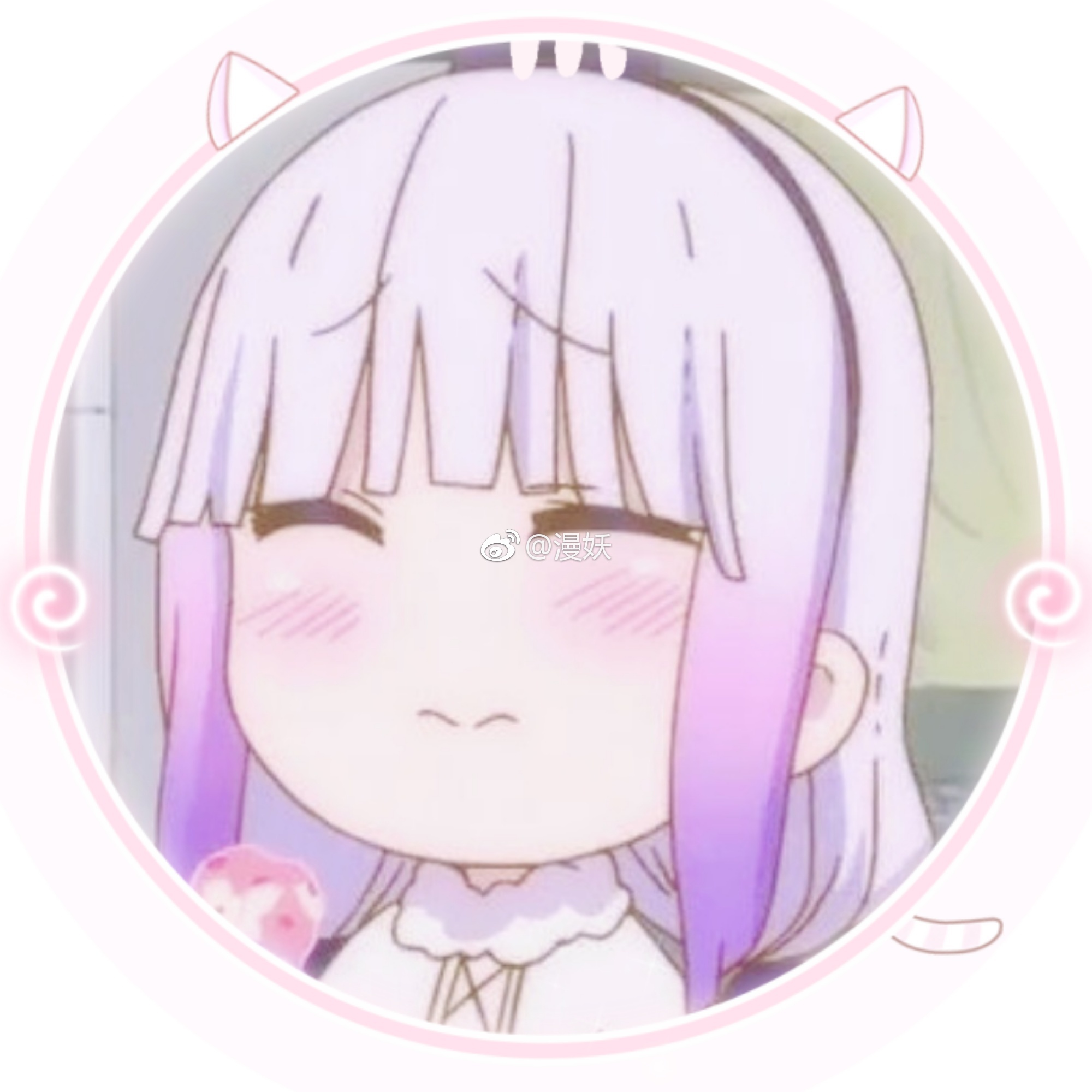 77动漫头像 《小林家的龙女仆》康娜卡姆依77 吃东西的康娜小天使