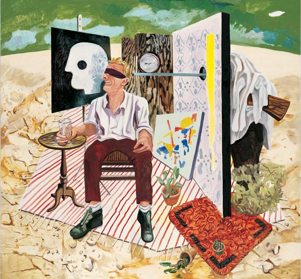 当代美国艺术家,她的画作中充斥着浓烈的戏谑|艺术家|绘画|画作_新浪