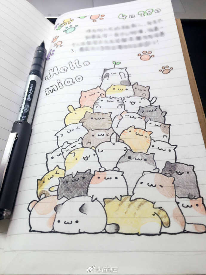 (by:基质的菊长大人) 67画一堆喵星人,你们要的叠叠猫!