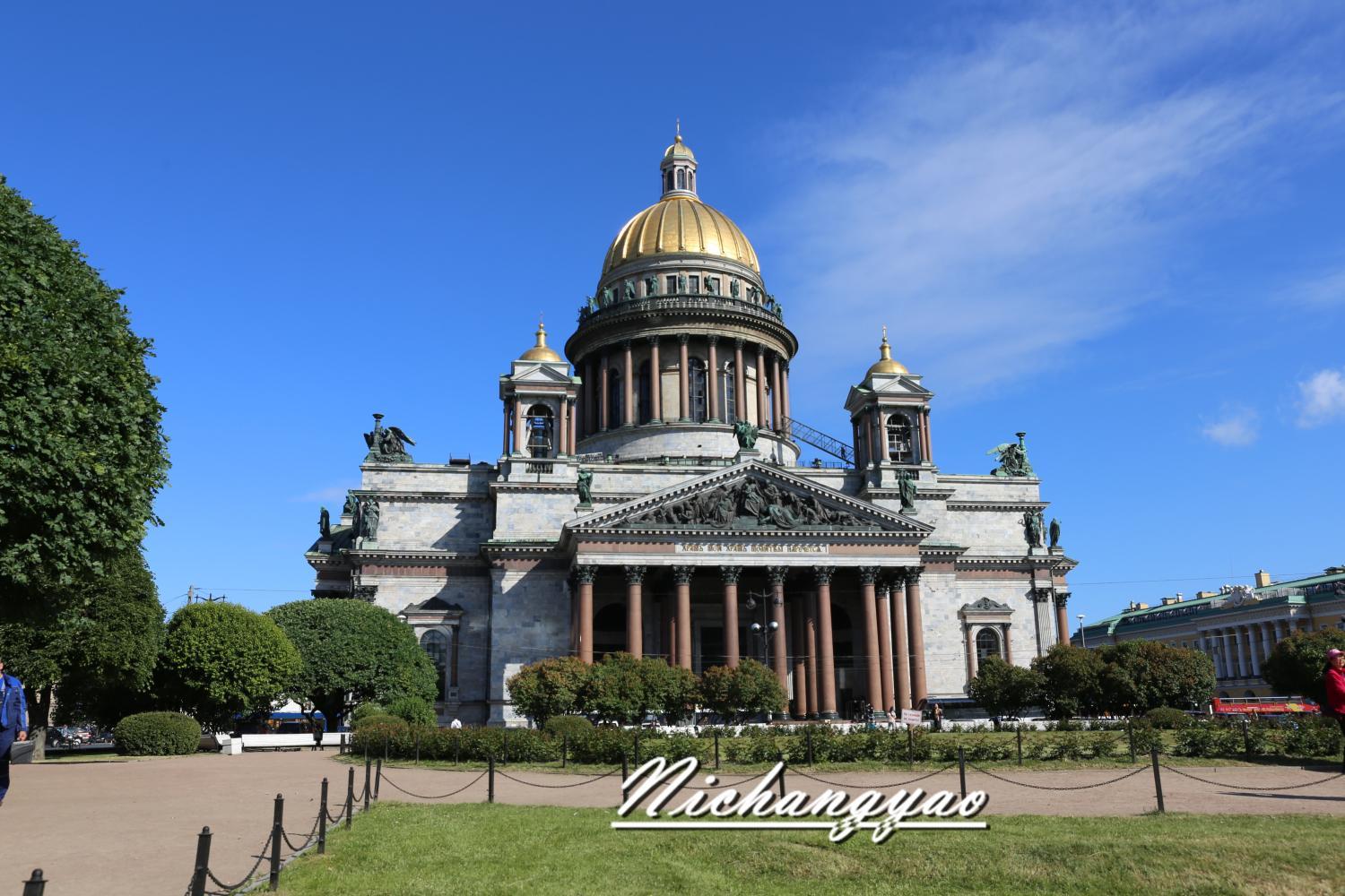 老倪看俄罗斯圣彼得堡伊萨基辅大教堂