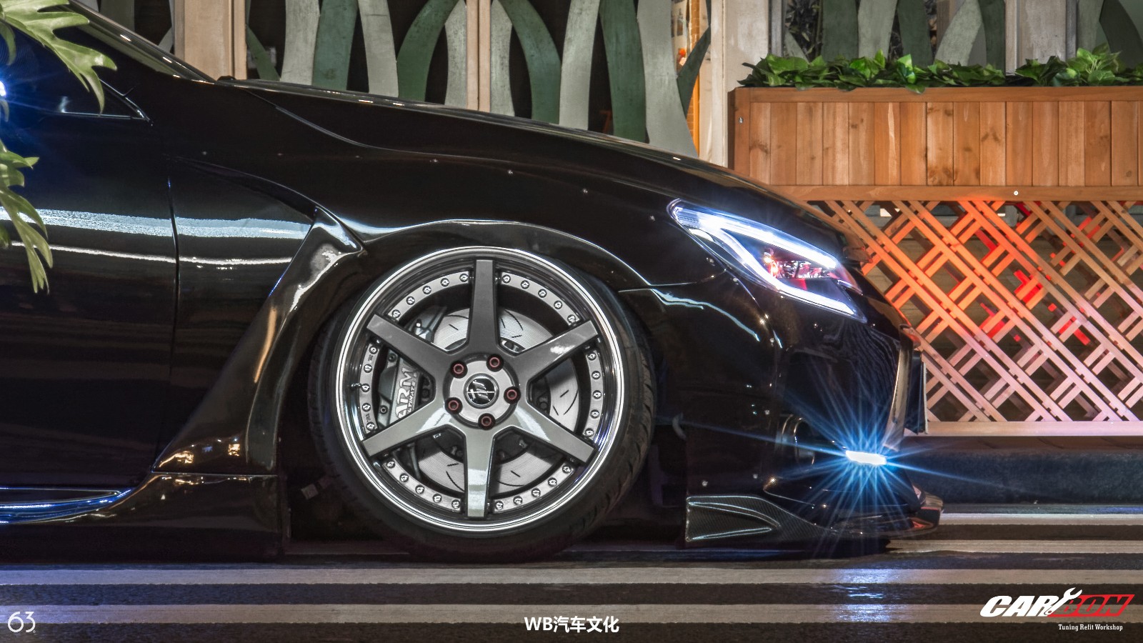 63拍车:一台帅到掉渣的改装锐志