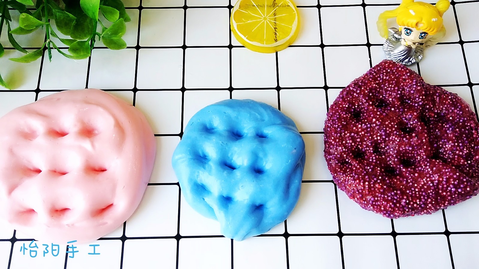 创意手工,黄油泥,棉花泥,泡沫泥.