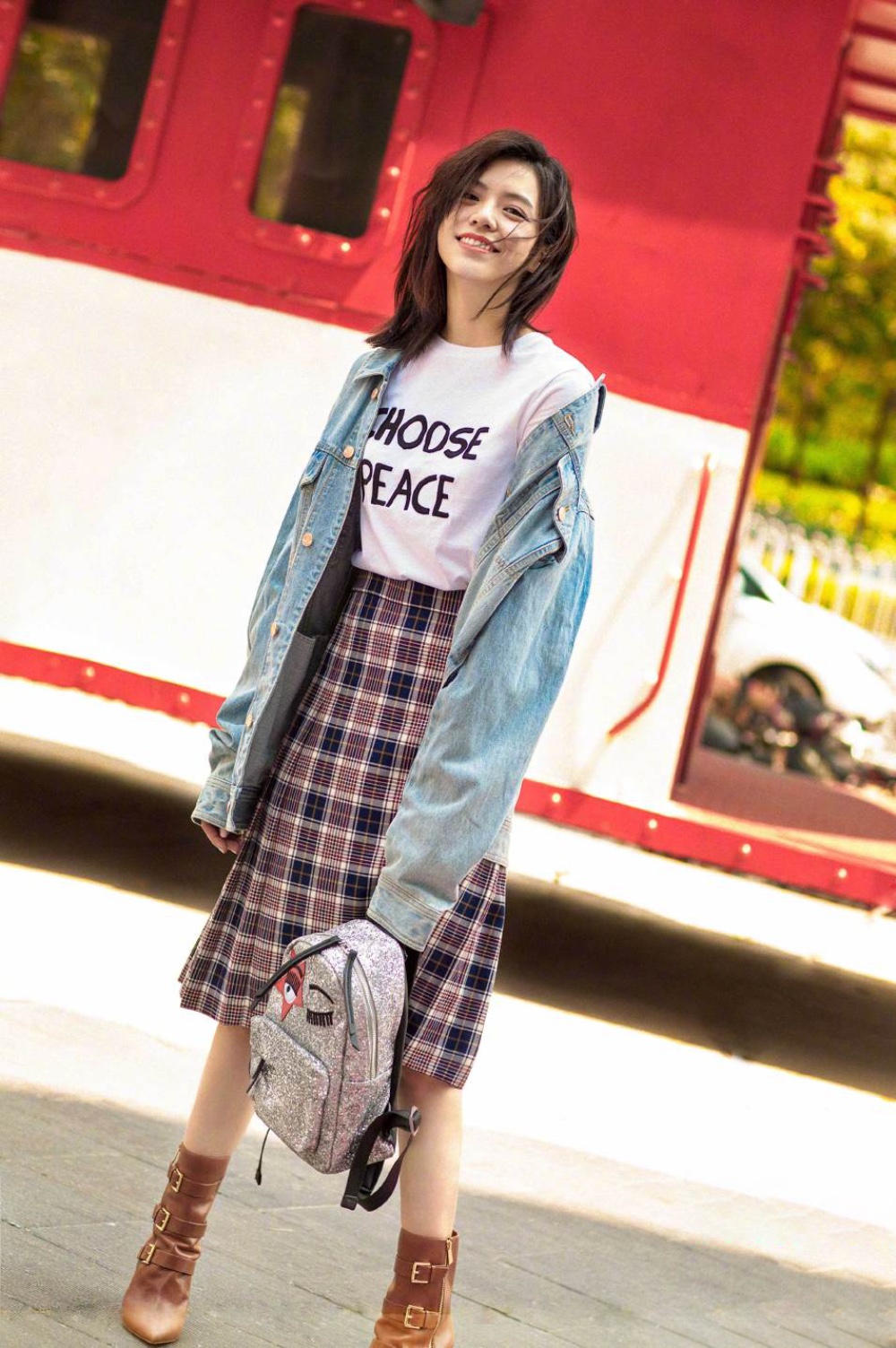 宋芸桦的生活街拍好美好漂亮