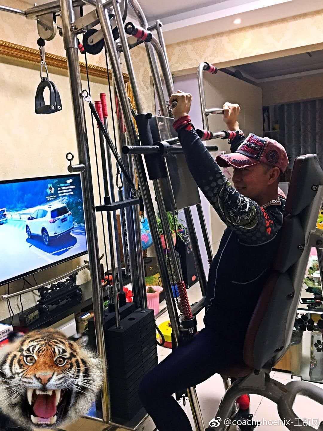 这个是中国第一个国际健美大师陈佳民先生亲自操刀设计的全功能健身器