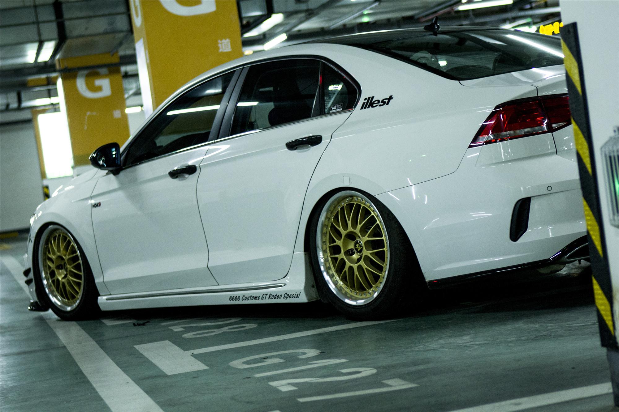 大众凌渡姿态玩出运动范,经车友改装后尽显轿跑风!