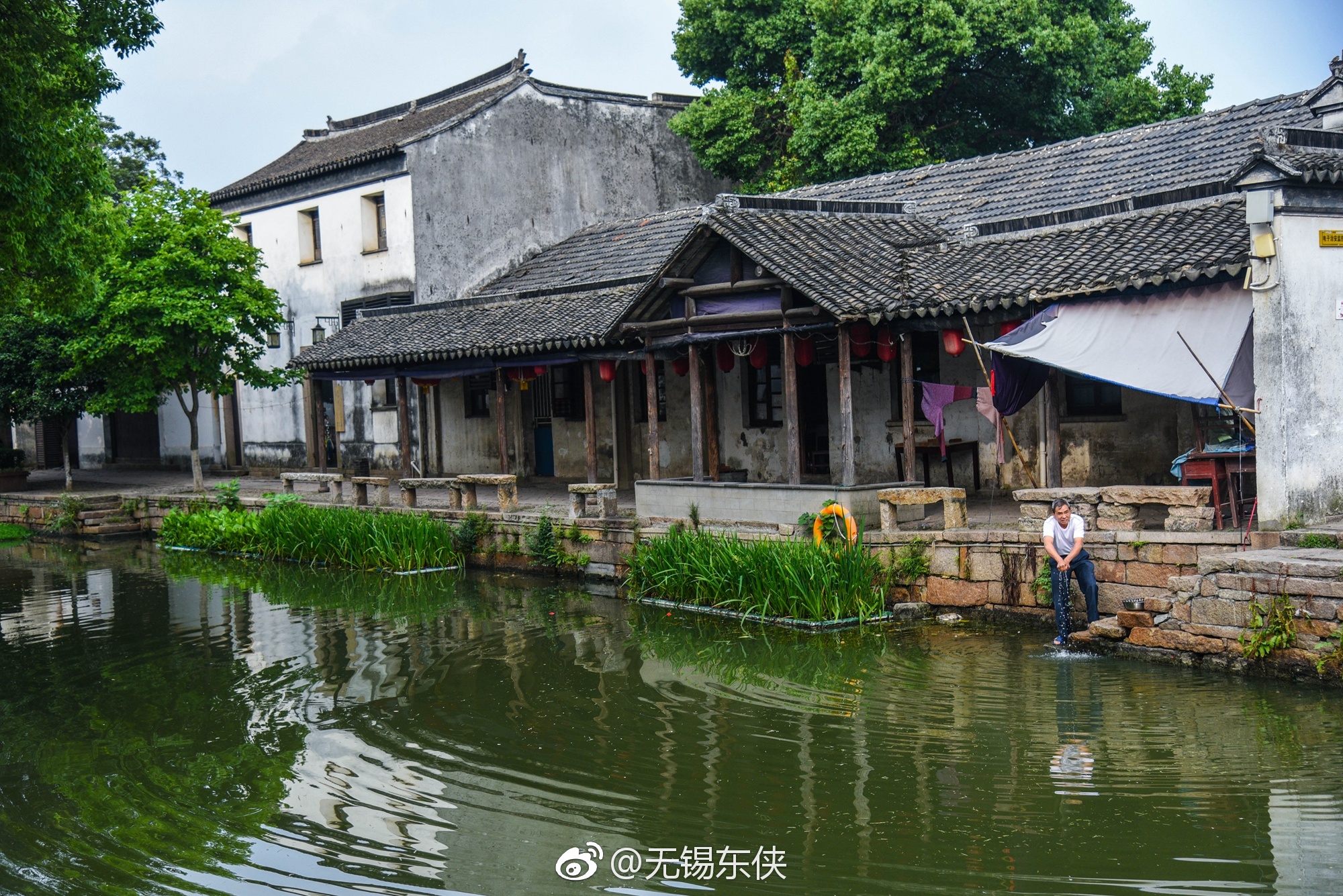 江南水乡同里古镇水道纵横，一条条清澈的河流在老屋门前潺潺流淌|同里古镇|老屋|江南水乡_新浪新闻