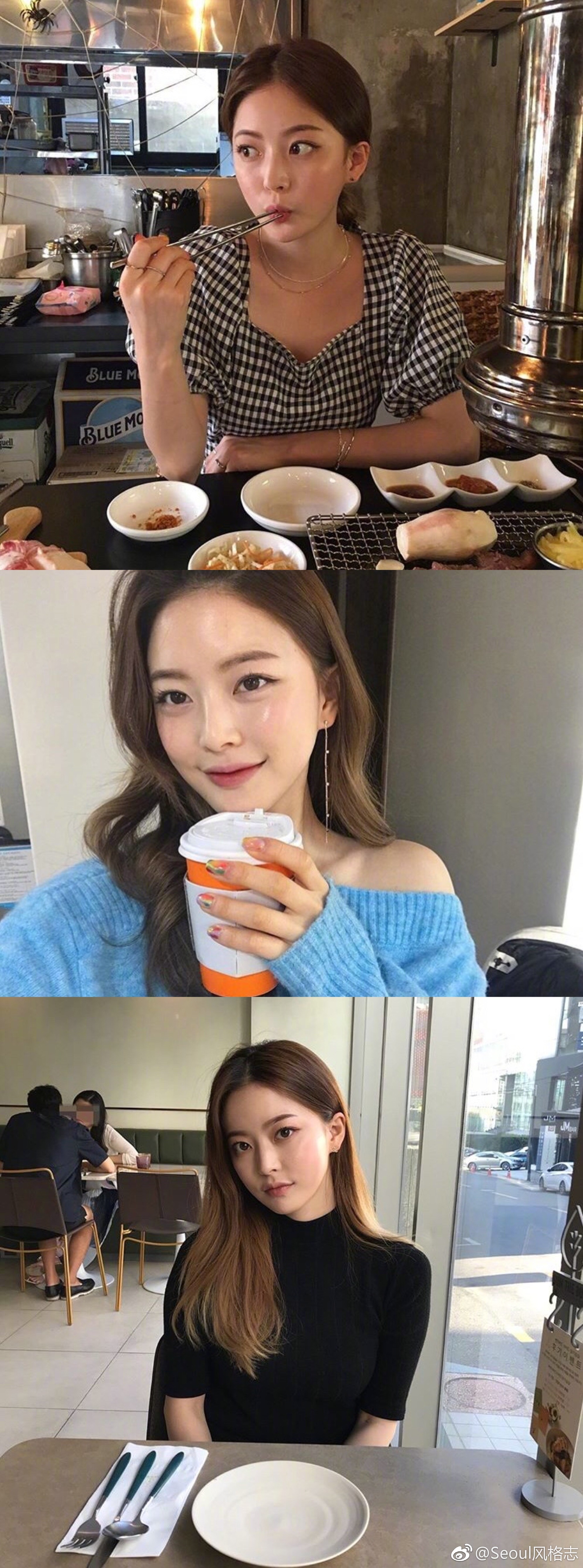 swings的95年模特女友林宝拉67smtm的一秒微笑就让人沉迷