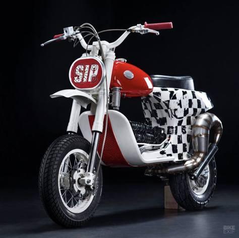 颠覆踏板摩托车印象的改装车vespa px150