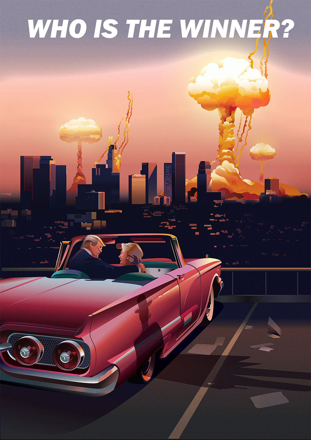 anta alek创意广告插画和杂志插图设计