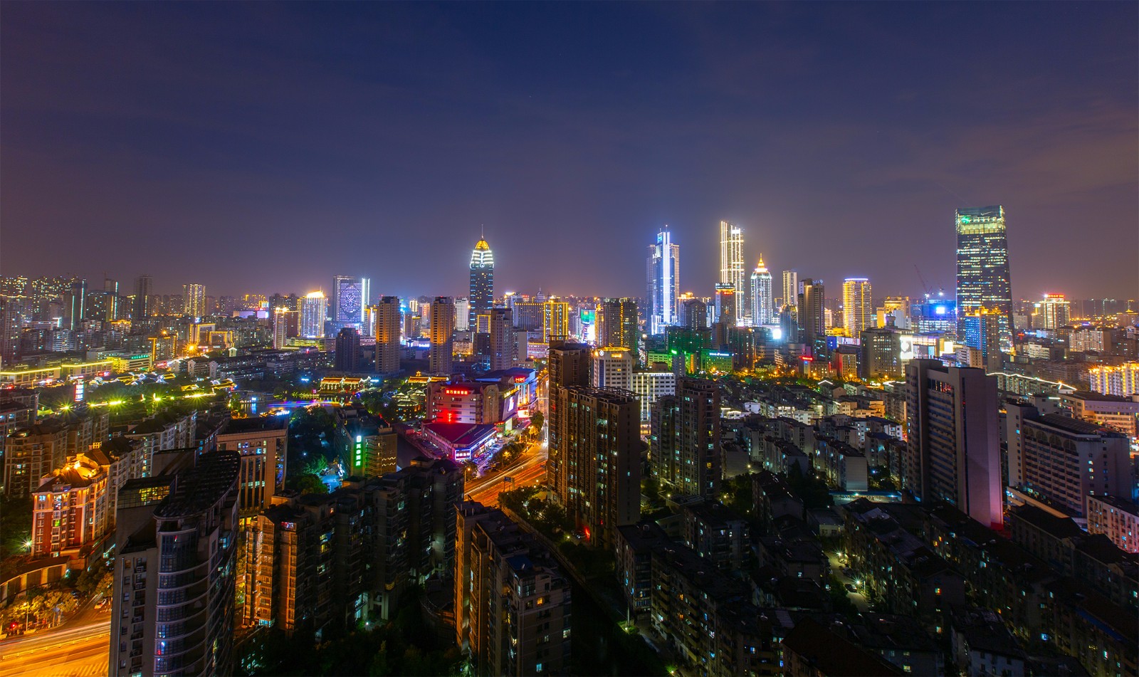 无锡城市之夜美的让人向往