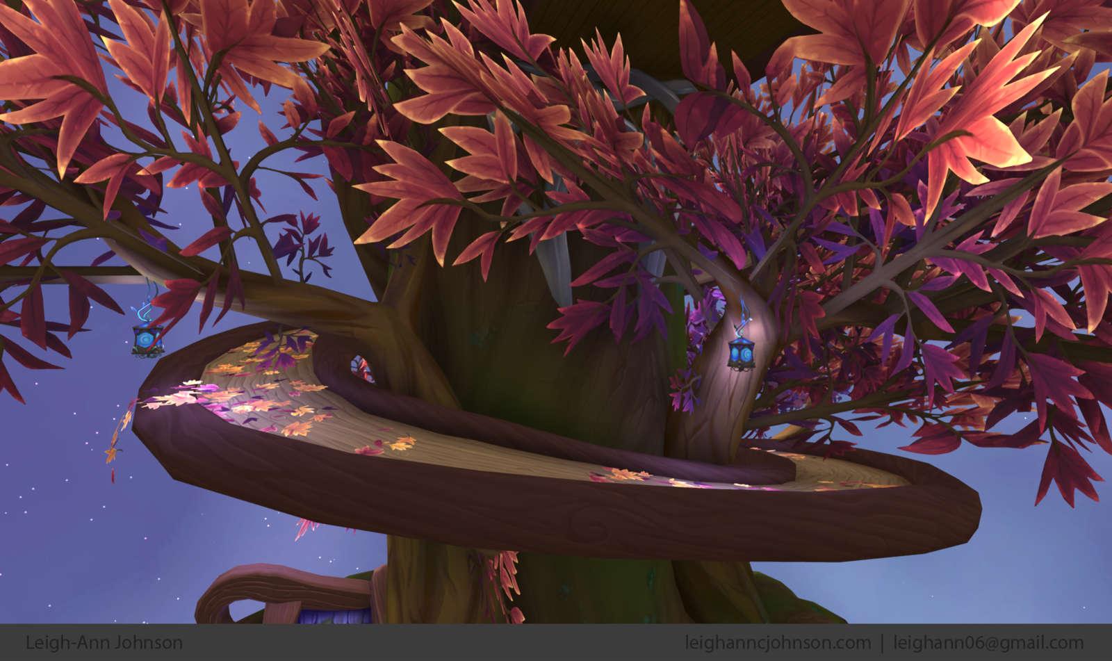 家使用虚拟4的引擎创造了暗夜精灵居所短暂的梦