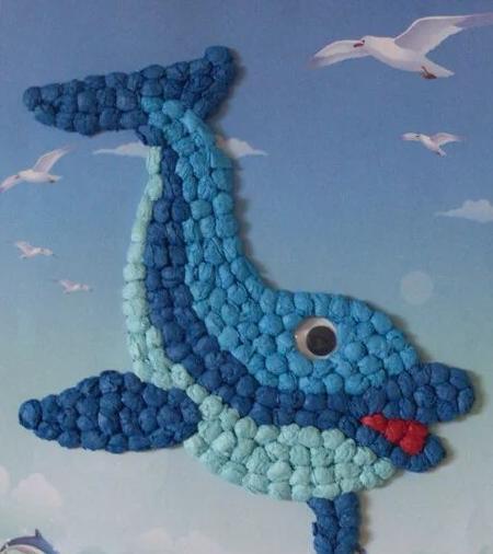 揉纸手工儿童创意亲子手工搓纸画大全