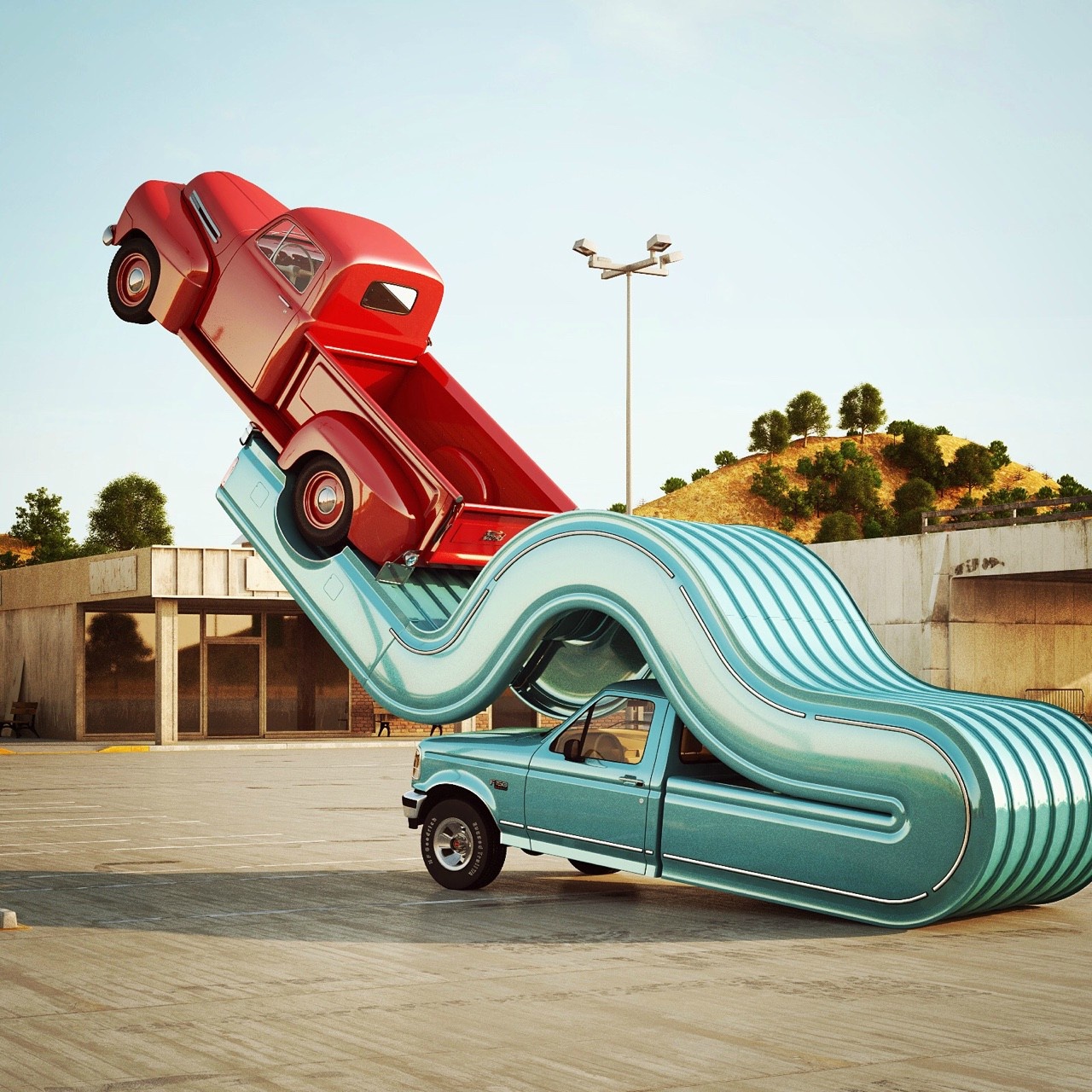 大众甲壳虫,大森和雪铁龙c3s的cgi车辆概念来尝试的非凡汽车创意.