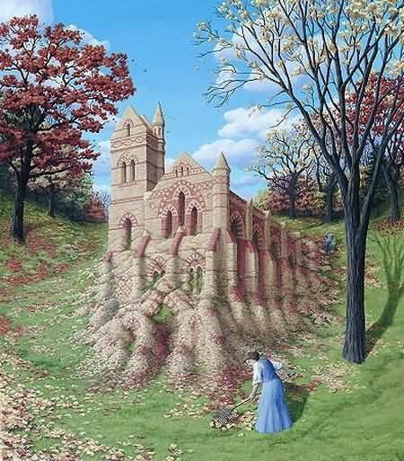 视错觉绘画艺术设计作品