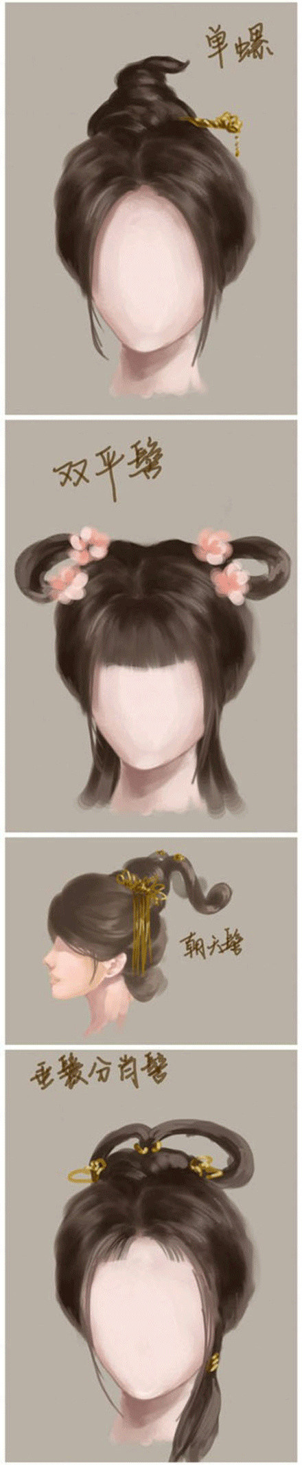 中国古代女子发型名，涨姿势..|中国古代|发型|姿势_新浪新闻