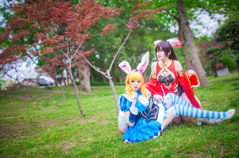 萌系双姝萝莉cos妲己秀,网友:如此可爱,我要带回家!