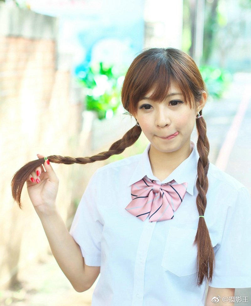 日系萌妹学生校服短裙甜美清新写真集