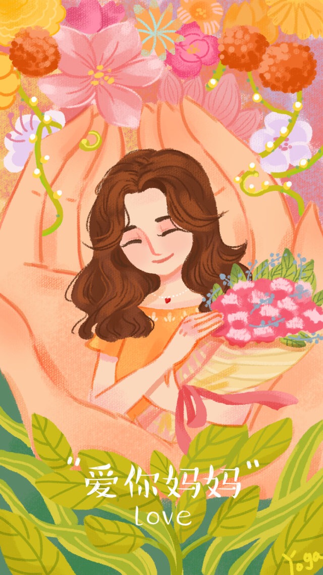 零基础手绘班的学员祝大家母亲节快乐