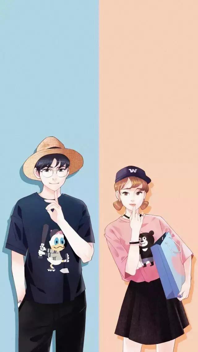 手机壁纸丨聊天背景丨11张珍藏版左右分屏,简洁个性手背景壁纸