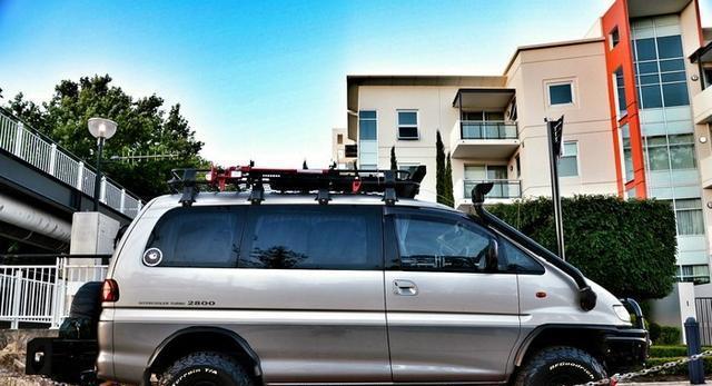 史上最强大的越野面包车爆改三菱l400这外观帅爆了