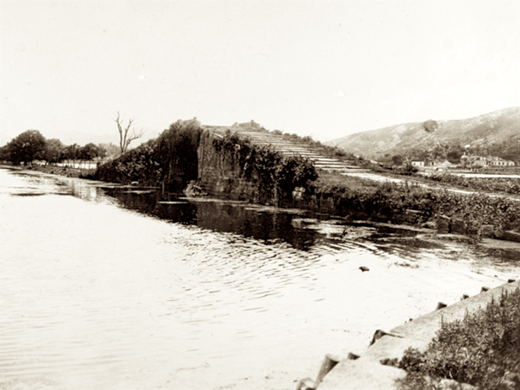 老照片杭州1911年西湖十景之首苏堤春晓