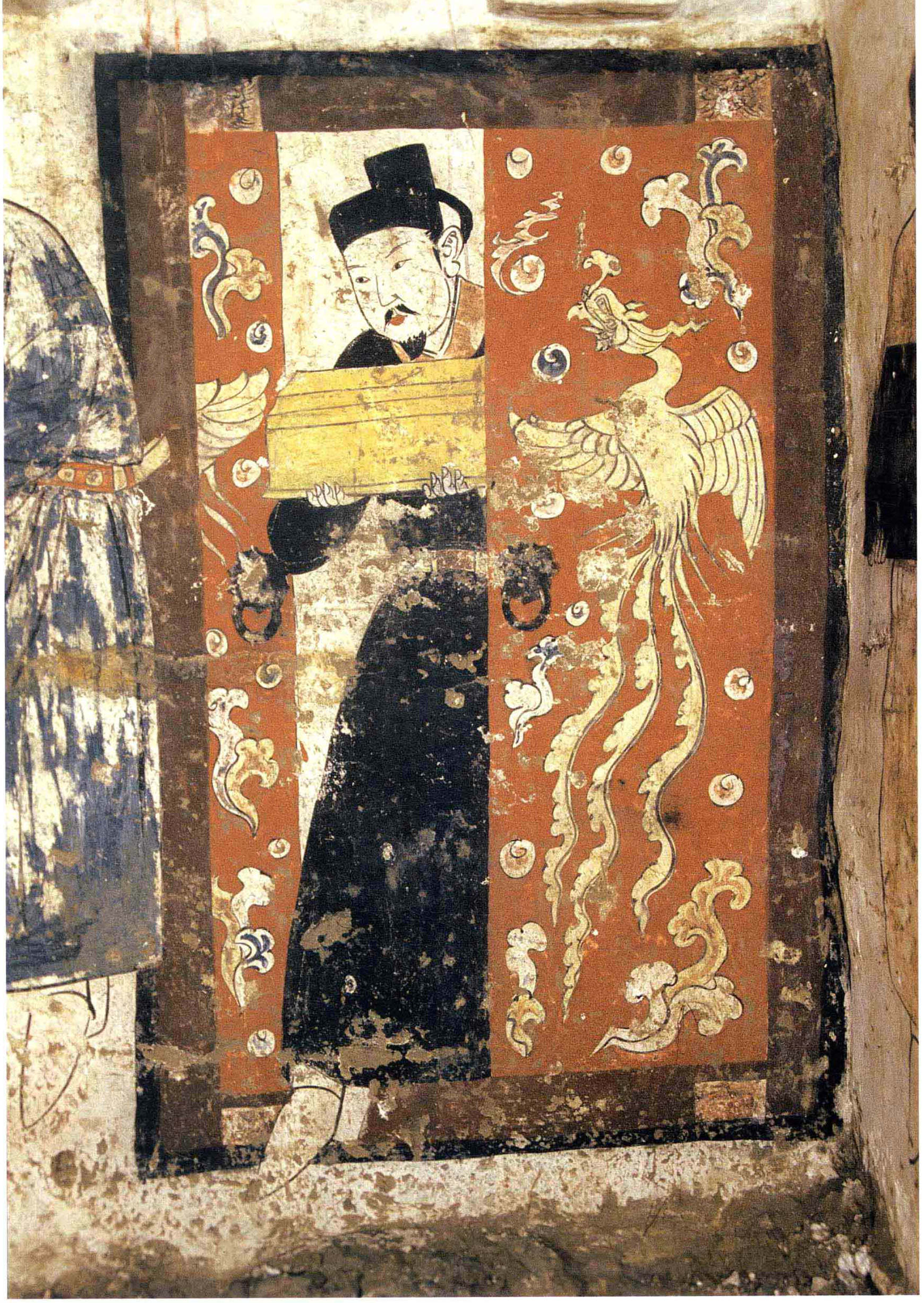 古墓壁画|张世卿墓|辽墓|墓门|天庆|墓道_新浪新闻